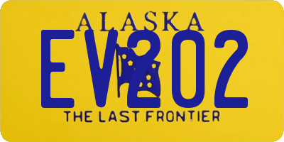 AK license plate EV202
