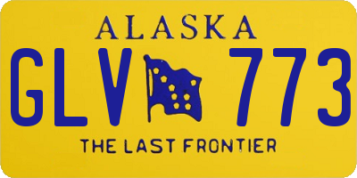 AK license plate GLV773