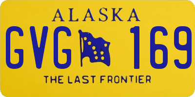 AK license plate GVG169