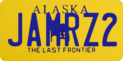 AK license plate JAMRZ2