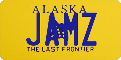 AK license plate JAMZ