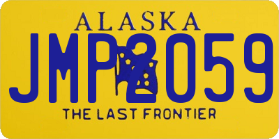 AK license plate JMP2059