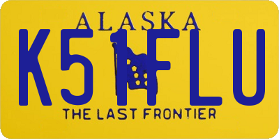 AK license plate K51FLU