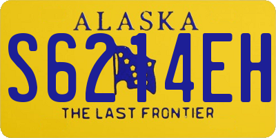 AK license plate S6214EH