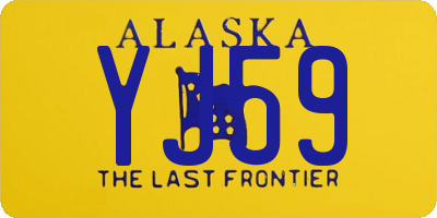AK license plate YJ59