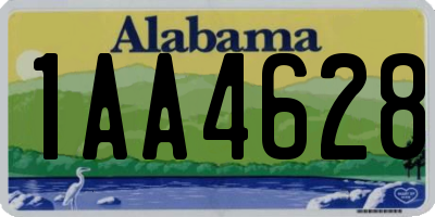AL license plate 1AA4628