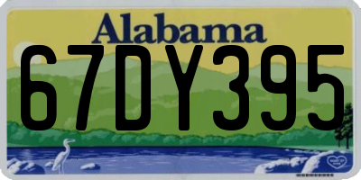 AL license plate 67DY395