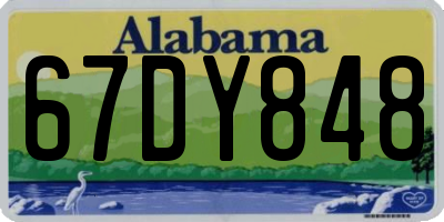 AL license plate 67DY848