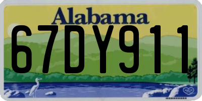 AL license plate 67DY911