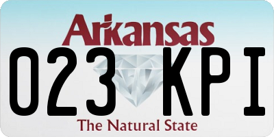 AR license plate 023KPI