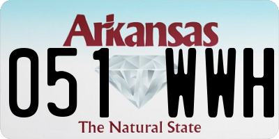 AR license plate 051WWH
