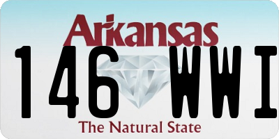 AR license plate 146WWI
