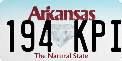 AR license plate 194KPI
