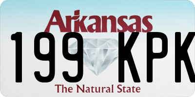 AR license plate 199KPK