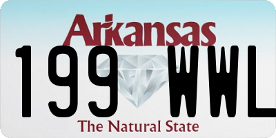 AR license plate 199WWL