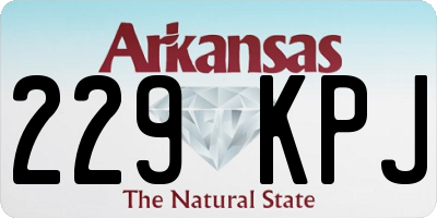AR license plate 229KPJ
