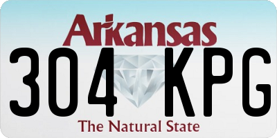 AR license plate 304KPG