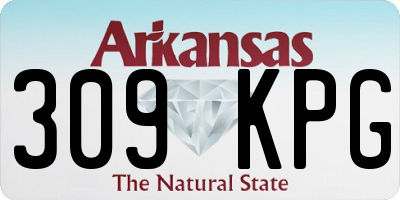 AR license plate 309KPG
