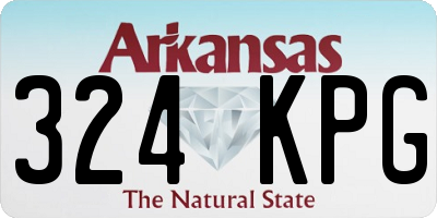 AR license plate 324KPG