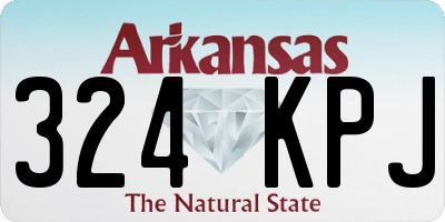 AR license plate 324KPJ