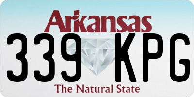 AR license plate 339KPG