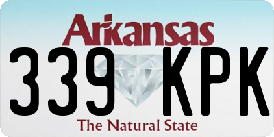 AR license plate 339KPK