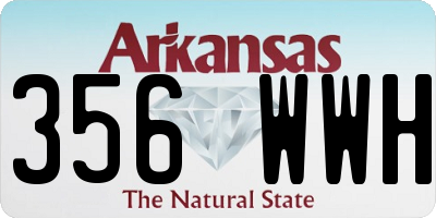 AR license plate 356WWH