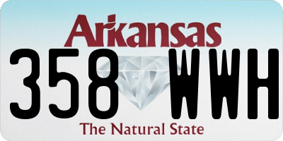AR license plate 358WWH