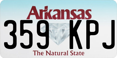 AR license plate 359KPJ