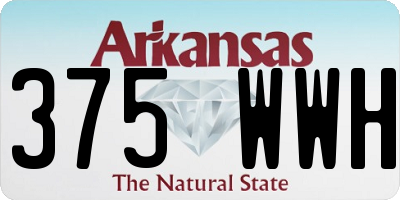 AR license plate 375WWH