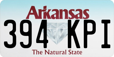 AR license plate 394KPI
