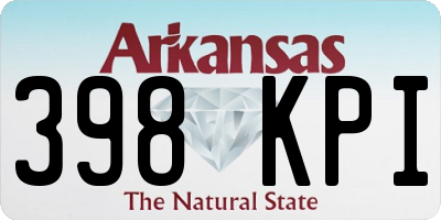 AR license plate 398KPI