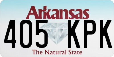 AR license plate 405KPK
