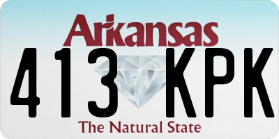 AR license plate 413KPK