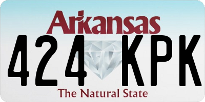 AR license plate 424KPK