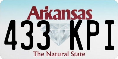 AR license plate 433KPI