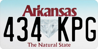 AR license plate 434KPG