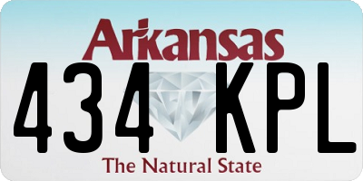AR license plate 434KPL