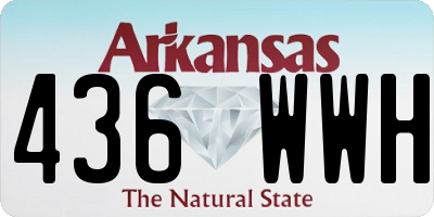 AR license plate 436WWH