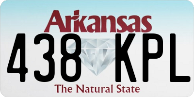 AR license plate 438KPL