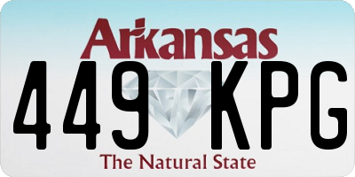 AR license plate 449KPG