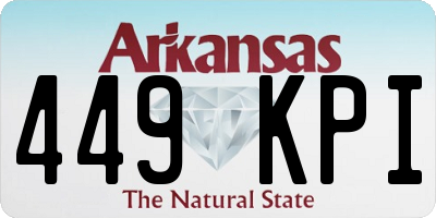 AR license plate 449KPI