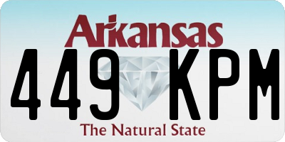 AR license plate 449KPM