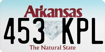 AR license plate 453KPL