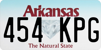 AR license plate 454KPG