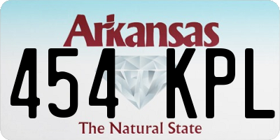AR license plate 454KPL