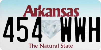 AR license plate 454WWH