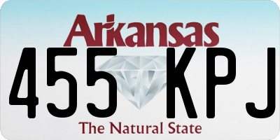 AR license plate 455KPJ