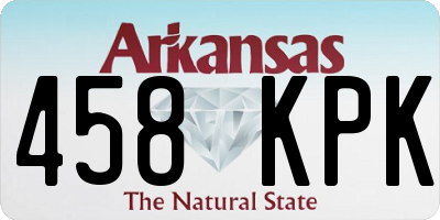 AR license plate 458KPK