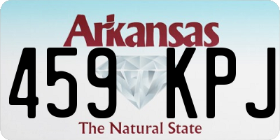 AR license plate 459KPJ
